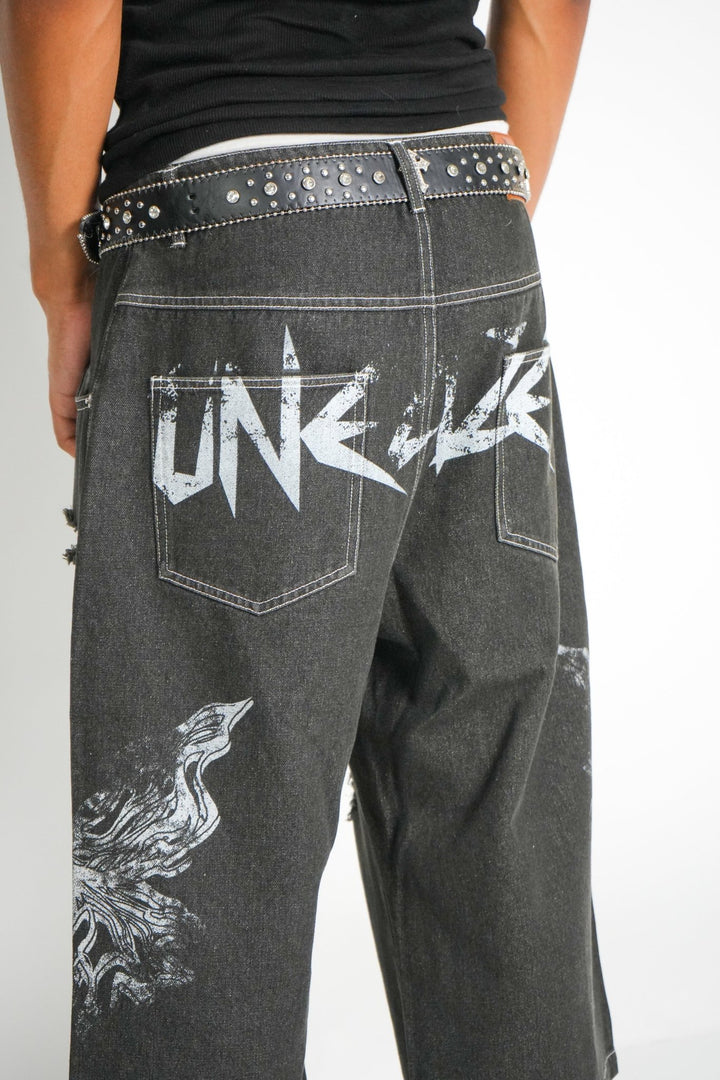 Broken Wings Jorts - Uneazed