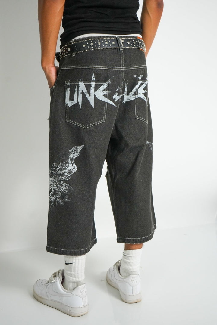 Broken Wings Jorts - Uneazed