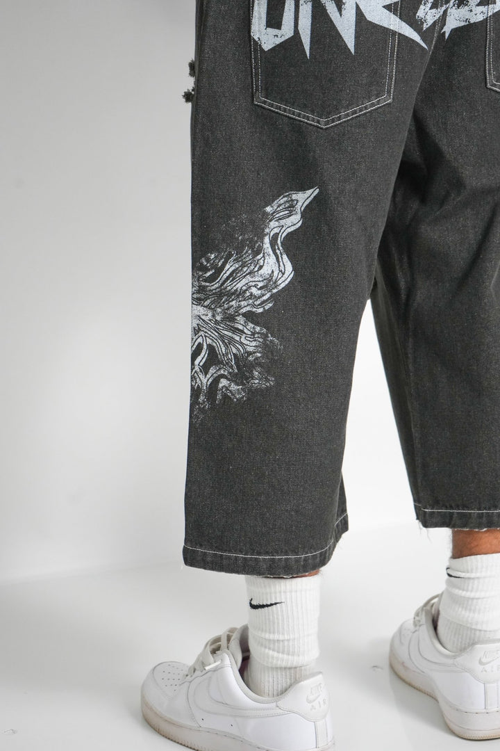 Broken Wings Jorts - Uneazed