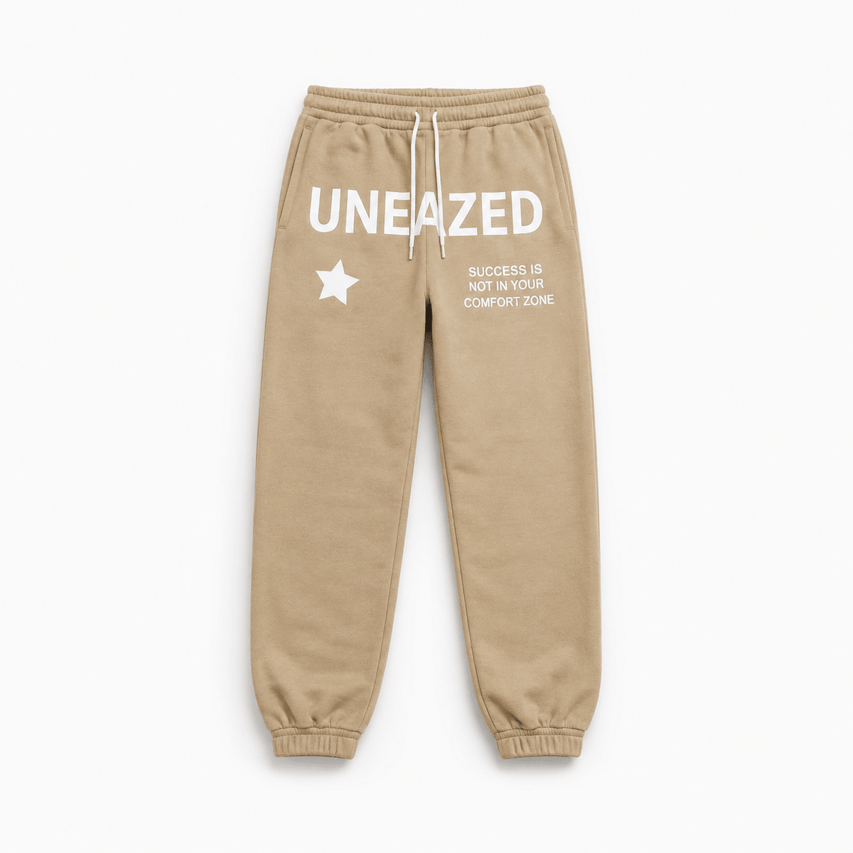 Beige breaking the Cycle Sweat Pants - Uneazed