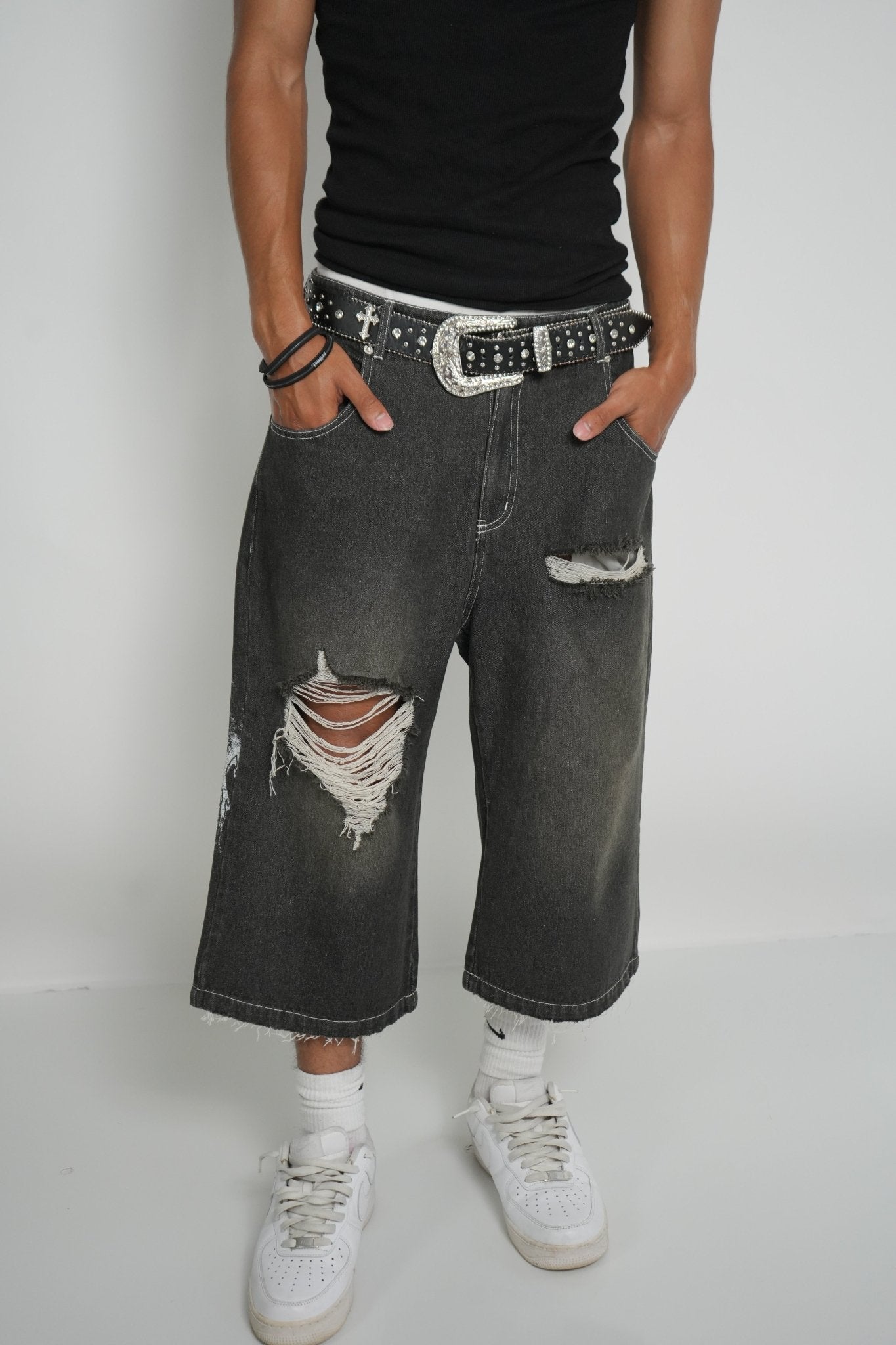 Broken Wings Jorts