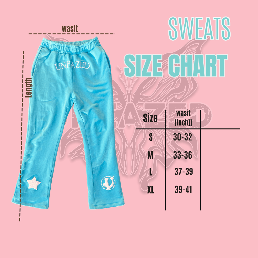UNEAZED Heavyweight Flared Sweatpants - Uneazed
